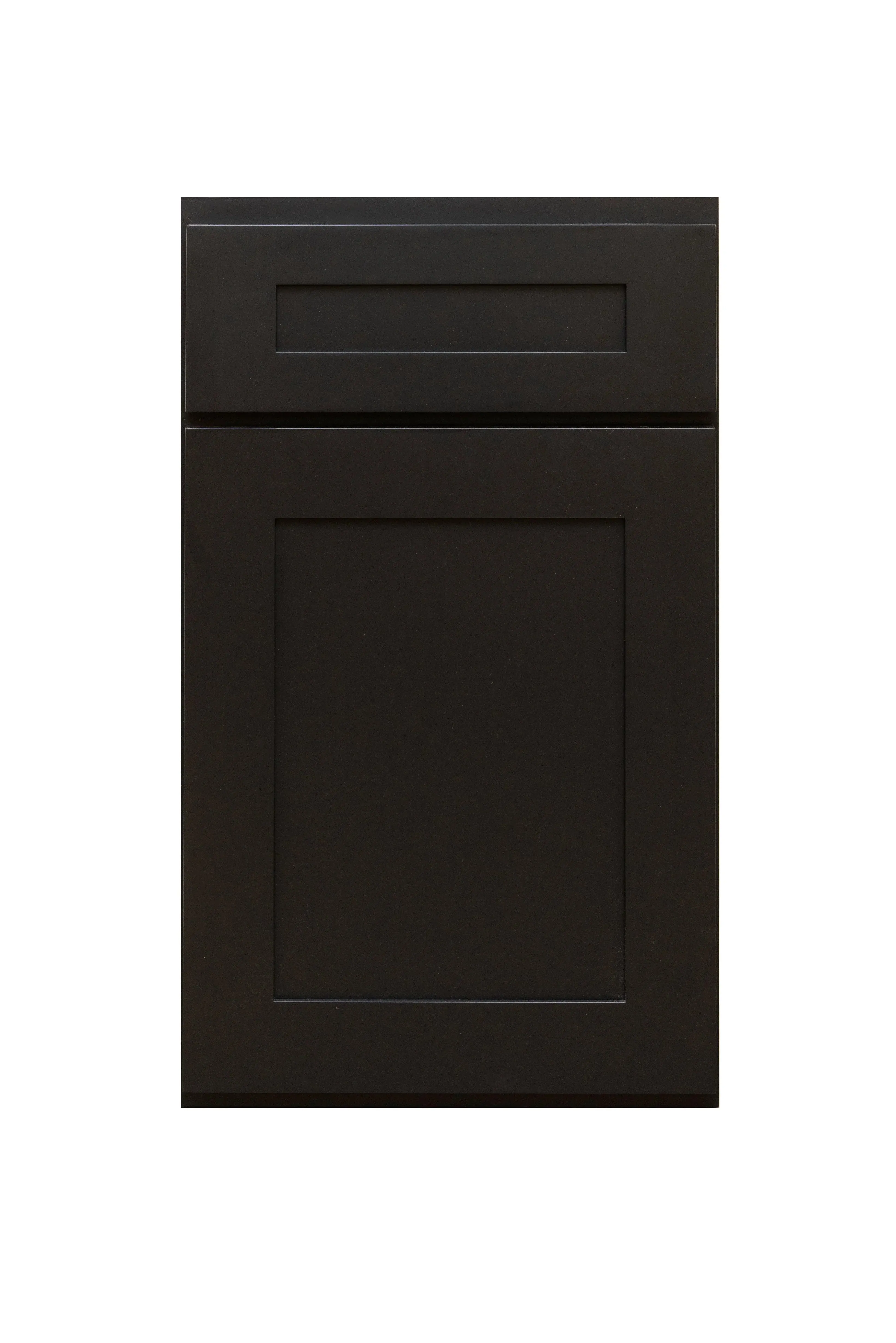 Base 27" - Pure Black 27 Inches 2 Drawer Base Cabinet/27"