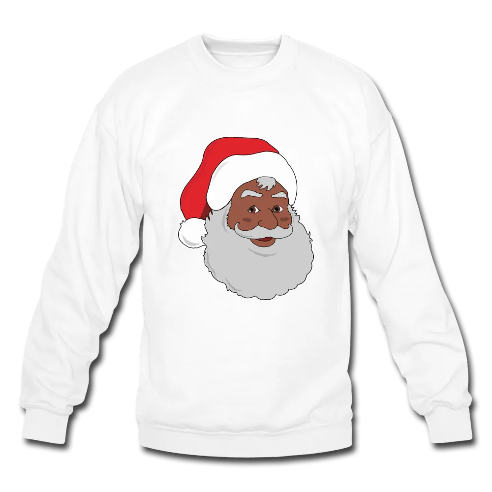 Black Santa Unisex Crewneck Sweatshirt (Style 2)
