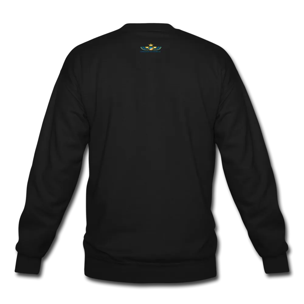 Black Santa Unisex Crewneck Sweatshirt (Style 2)