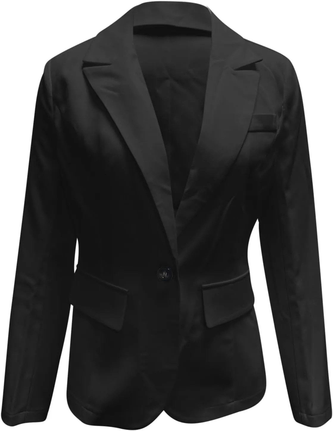 Blazers for Women Trendy Casual Work Office Suit Jacket Business Casual Button Down Long Sleeve Slim Womens Blazer