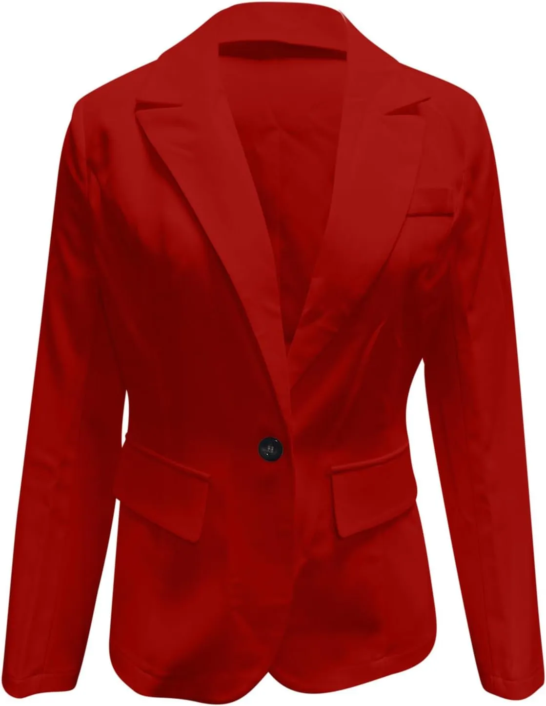 Blazers for Women Trendy Casual Work Office Suit Jacket Business Casual Button Down Long Sleeve Slim Womens Blazer