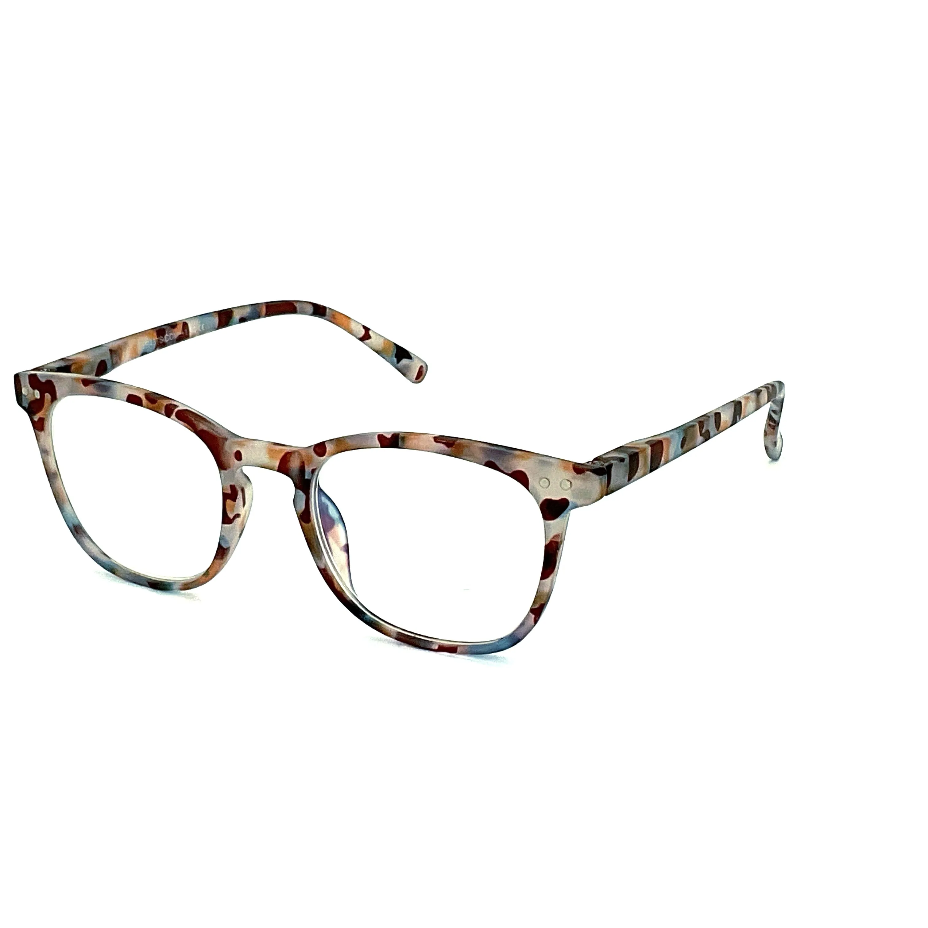 Blue No More! Blue Light Blocking Keyhole Frame Computer Reading Glasses