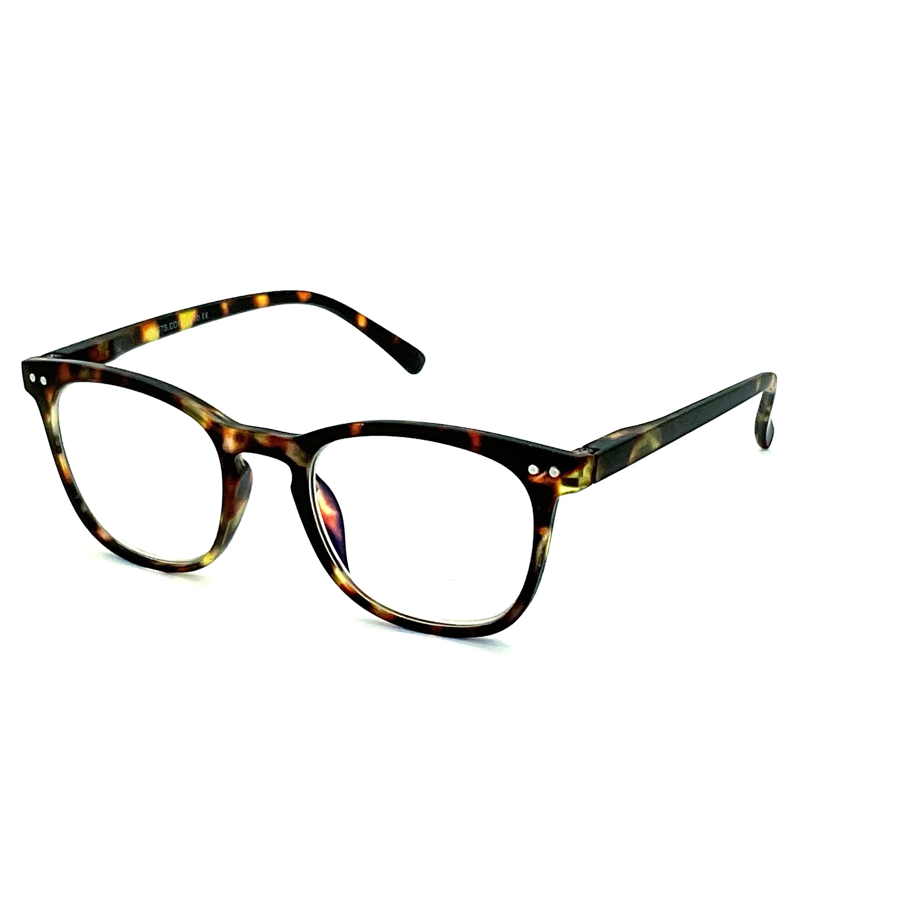 Blue No More! Blue Light Blocking Keyhole Frame Computer Reading Glasses