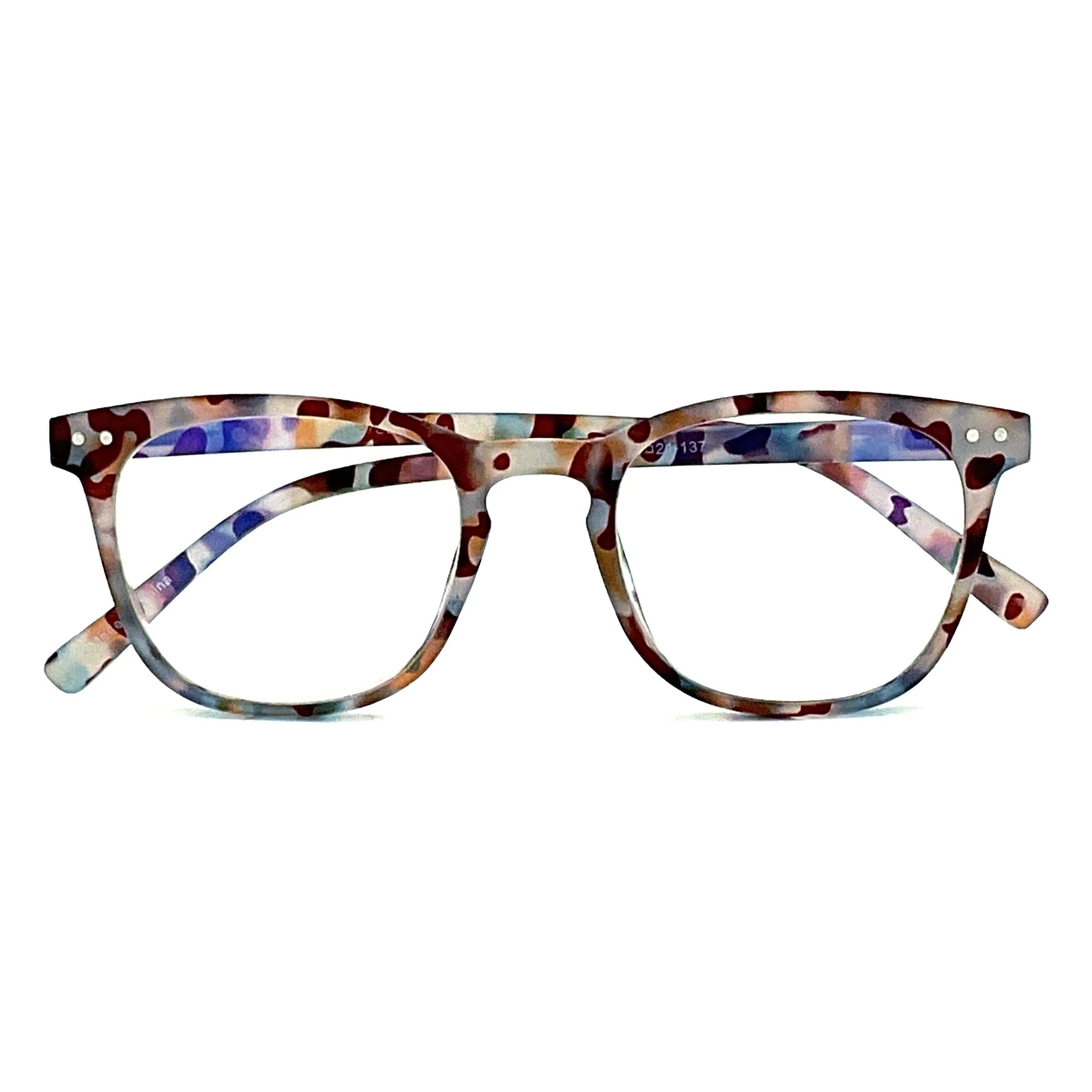 Blue No More! Blue Light Blocking Keyhole Frame Computer Reading Glasses