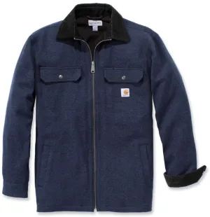 Carhartt Rain Defender Pawnee Zip Shirt, Blue