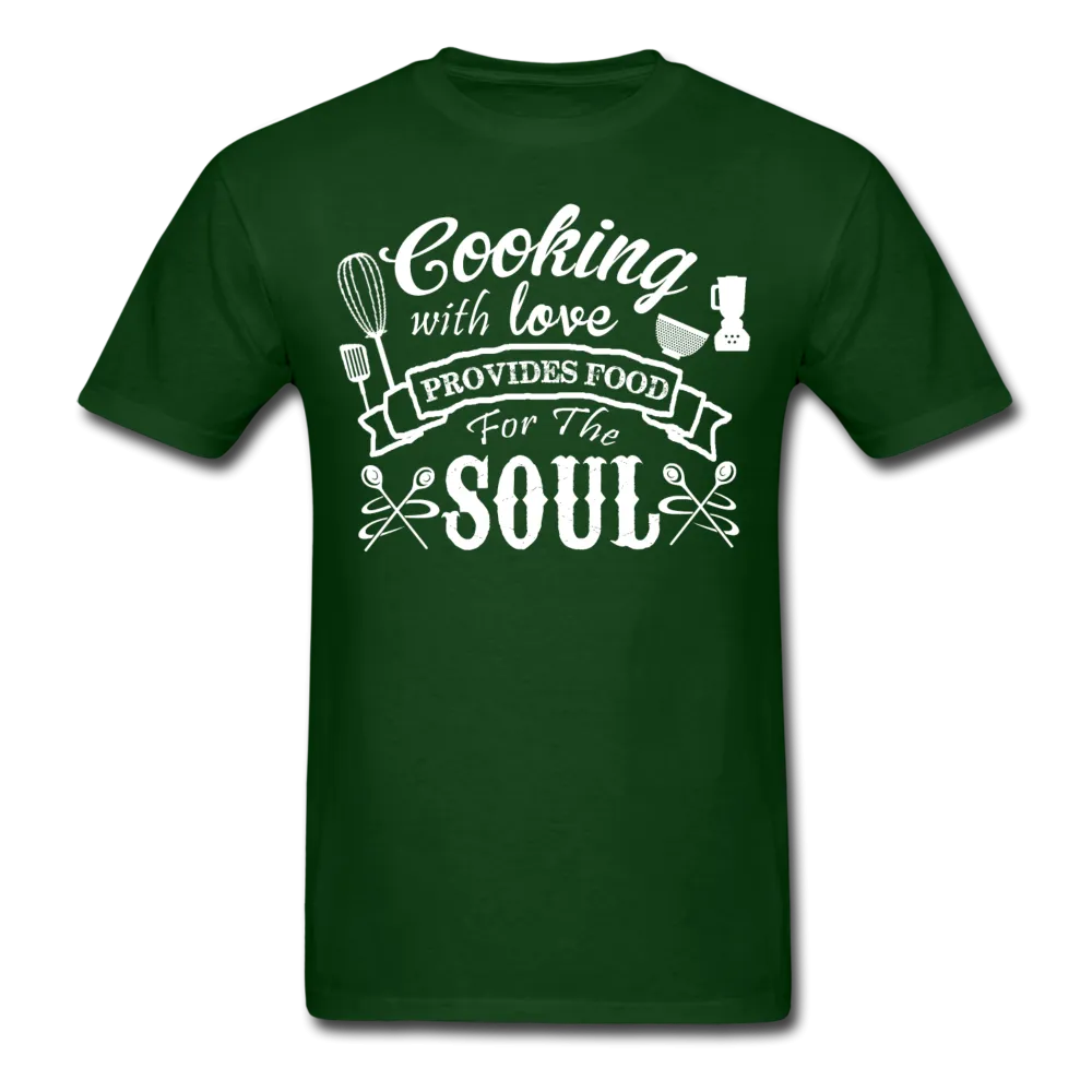 Cooking With Love Provides Food For The Soul Men's T-Shirt