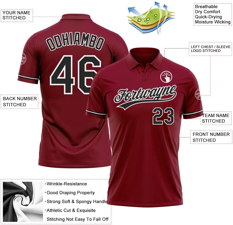 Custom Polo Shirts Personalized Bowling Golf Tennis Jerseys for Women Men Youth, Design Sports Team Uniform Printed