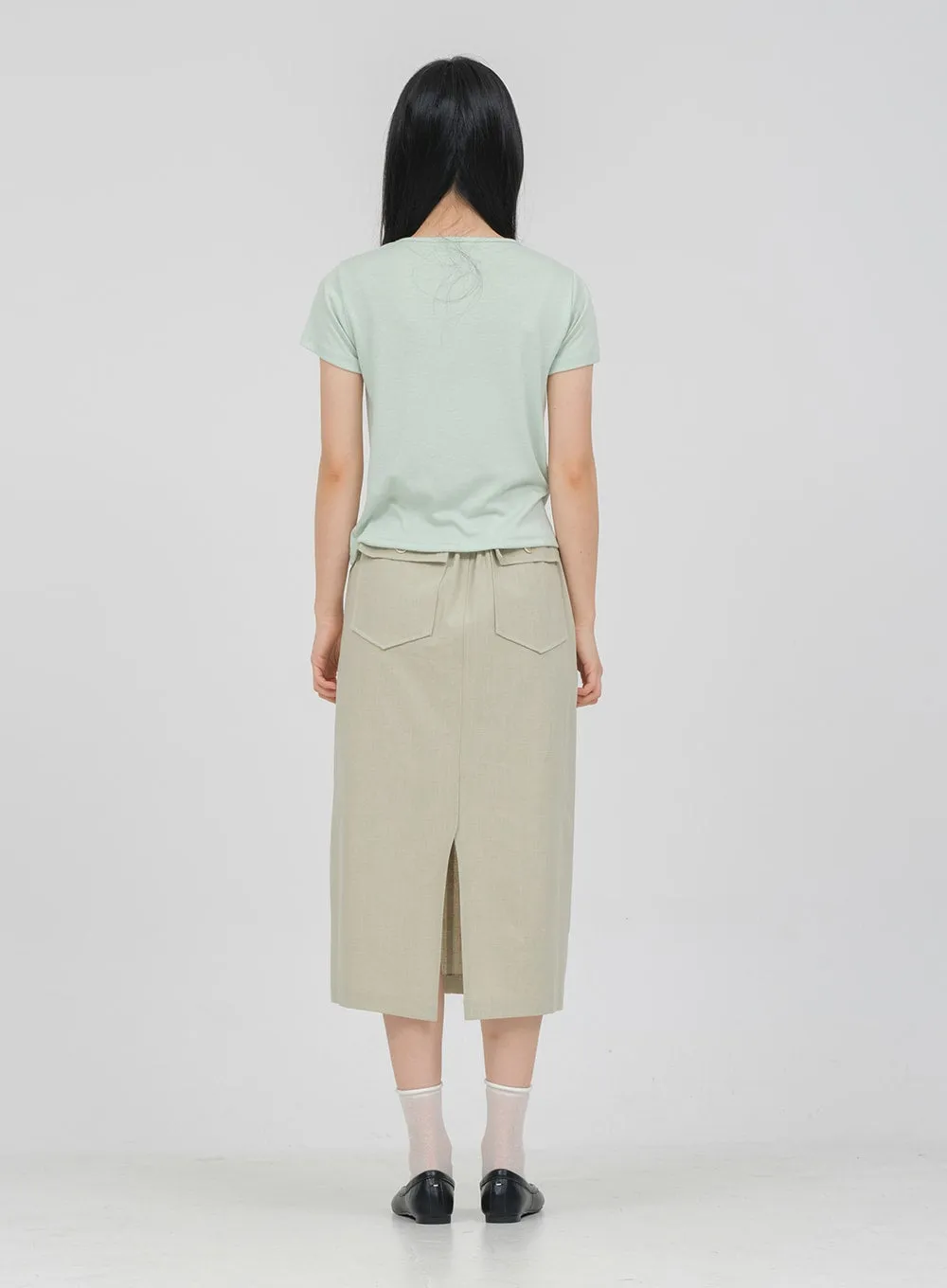 Desaturated Spandex T-shirt OA19