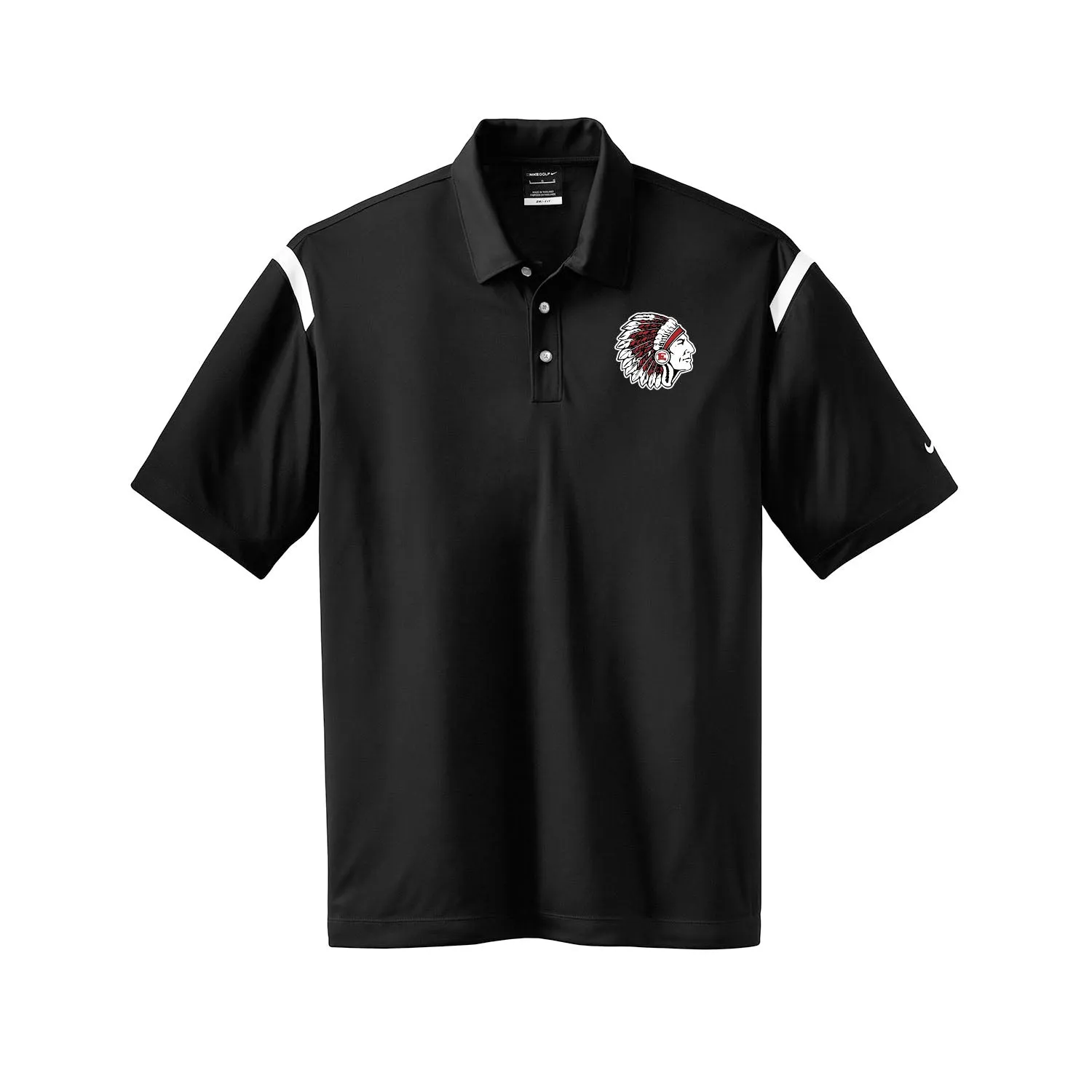 East Scarlets Golf Nike Dri-FIT Shoulder Stripe Polo