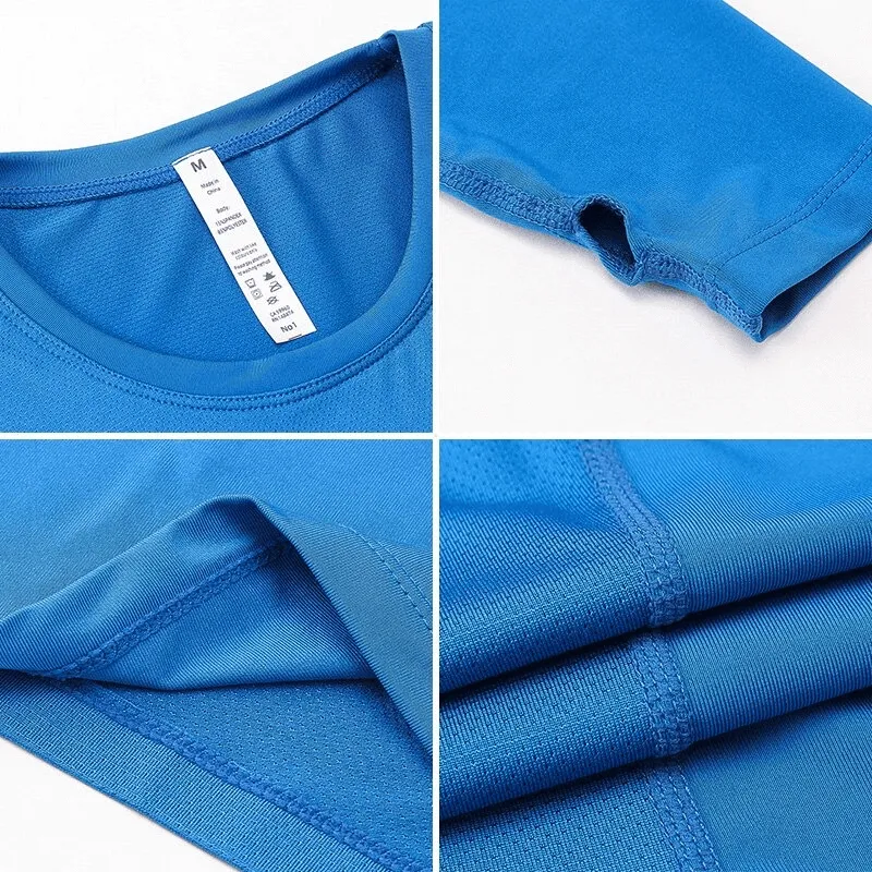 Elastic Long Sleeves Running Top / Women's Gym Compression Sportswear - SF0054