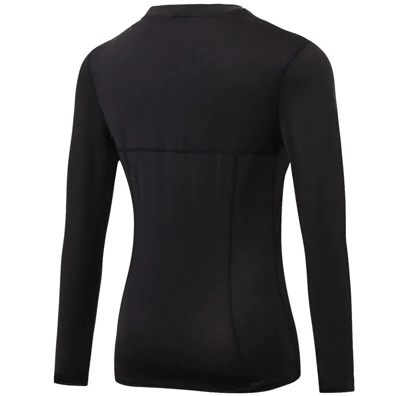 Elastic Long Sleeves Running Top / Women's Gym Compression Sportswear - SF0054