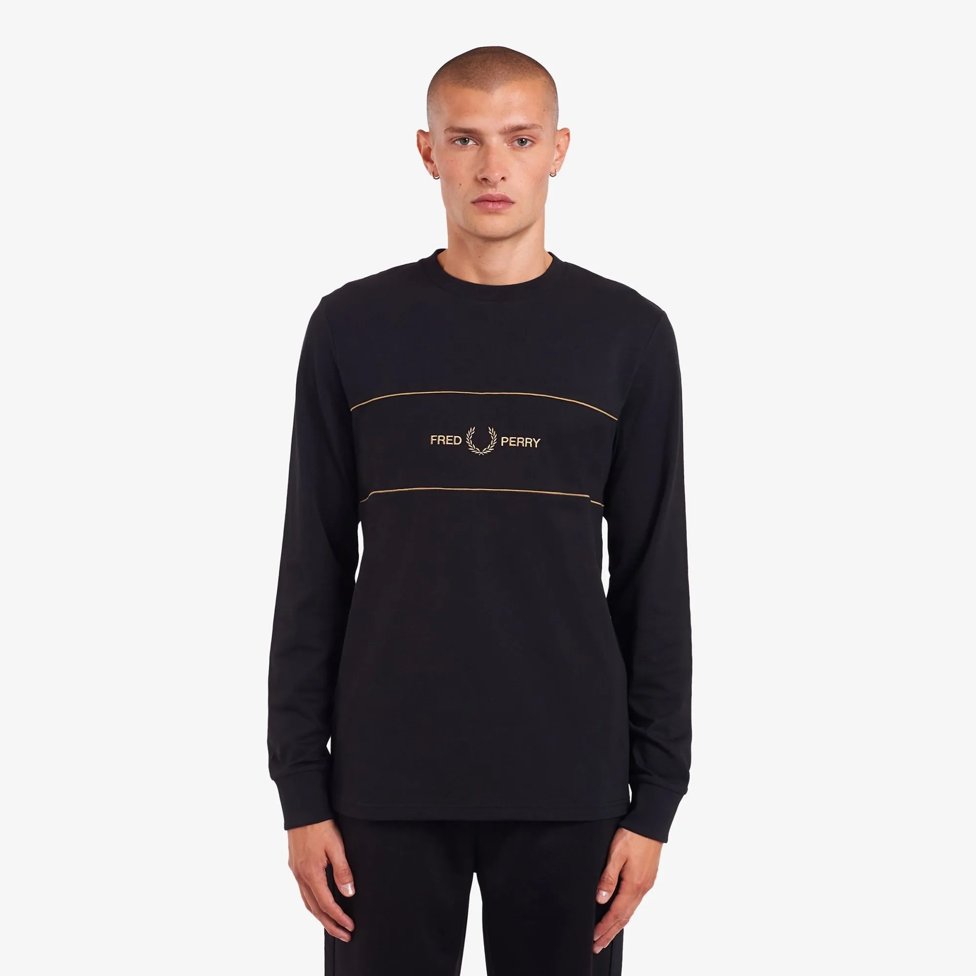 Embroidered Panel Tee