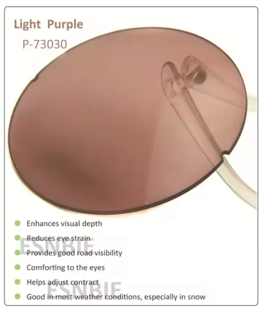 Esnbie 1.61 Index Non Polarized Tinted Lenses