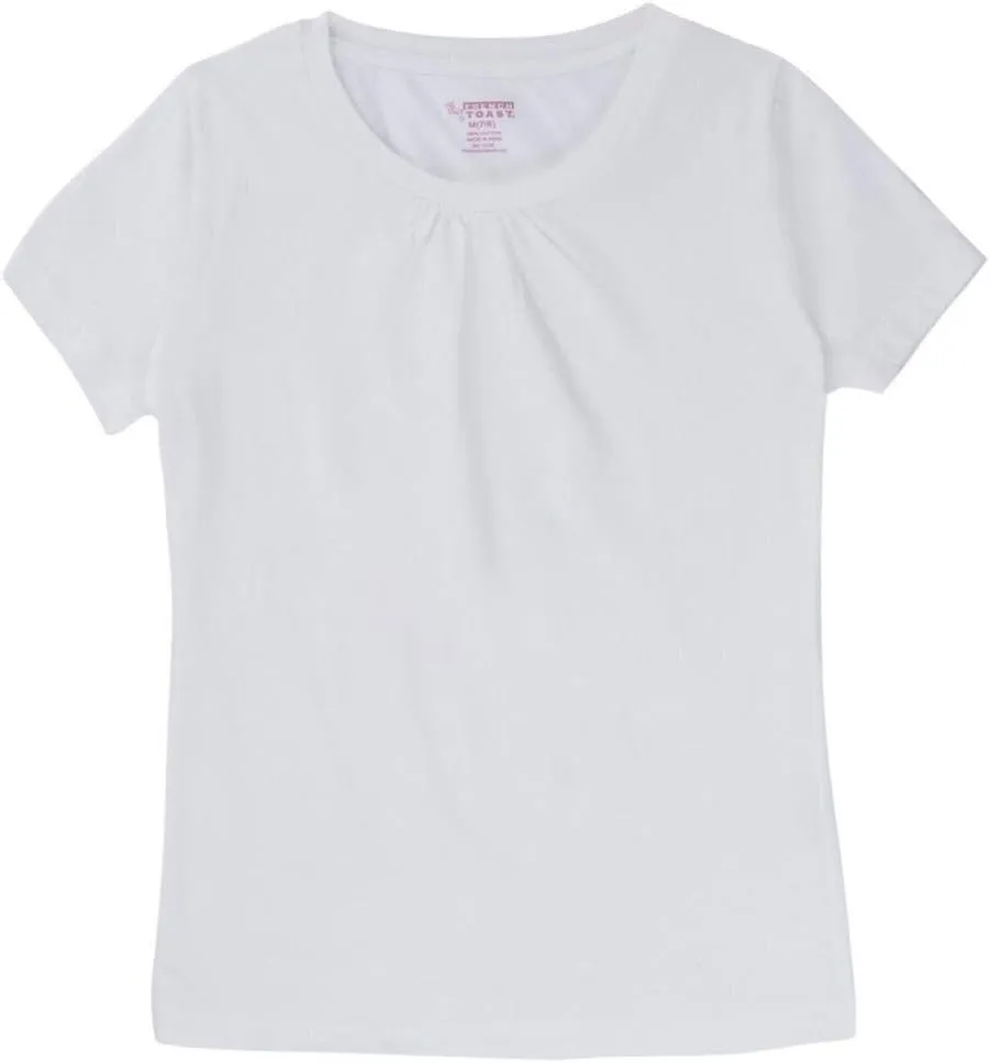 French Toast Girls' Short Sleeve Crewneck T-Shirt Tee