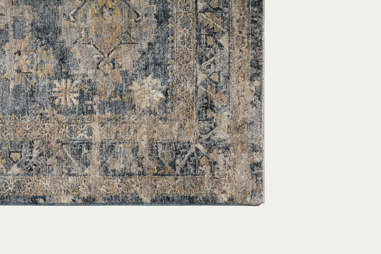 Gaia Denim / Taupe Rug