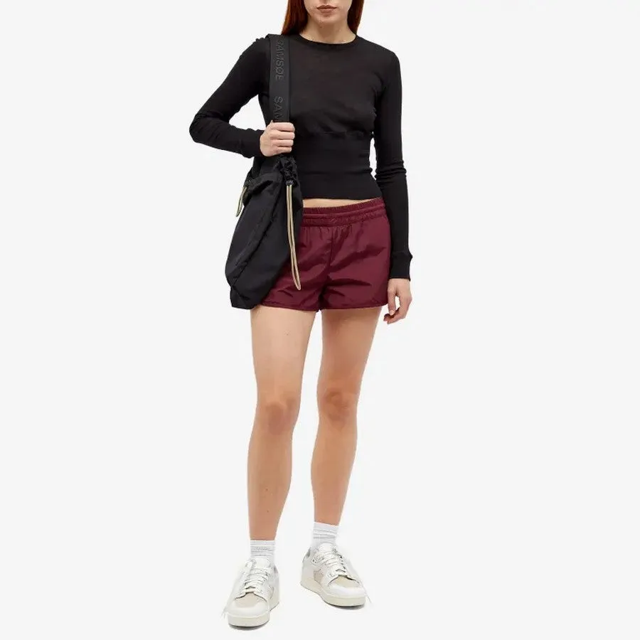 Golden Goose Star Diana shorts, burgundy
