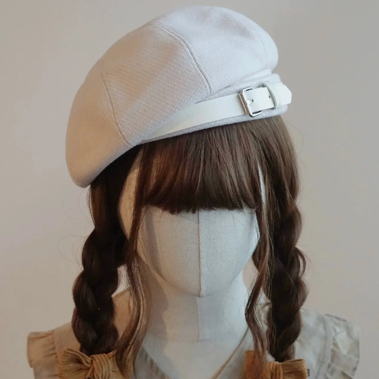 Handmade Beret Autumn-Winter Cloud Beret Duckbill Cap Multicolor