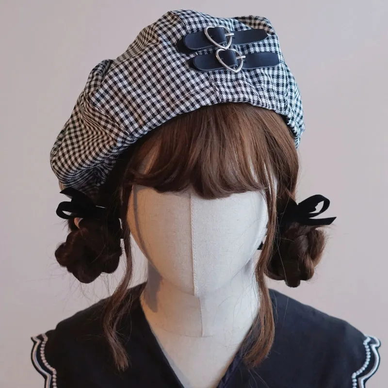 Handmade Beret Autumn-Winter Cloud Beret Duckbill Cap Multicolor