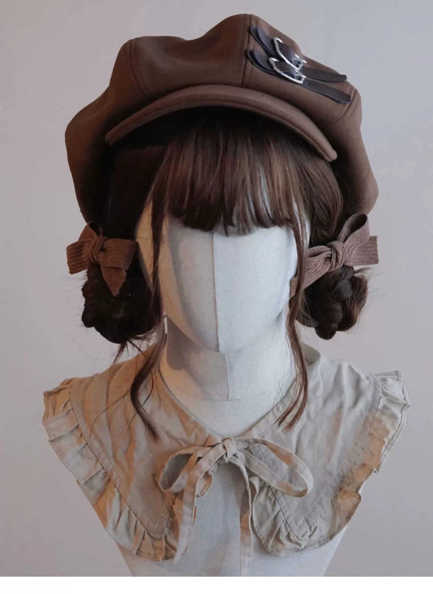 Handmade Beret Autumn-Winter Cloud Beret Duckbill Cap Multicolor
