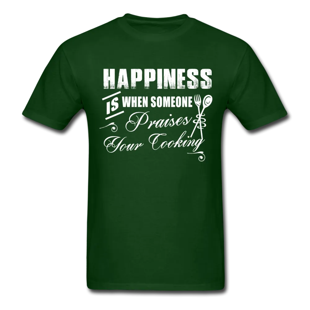 Happiness Is When Someone Praises Your Cooking Men's T-Shirt