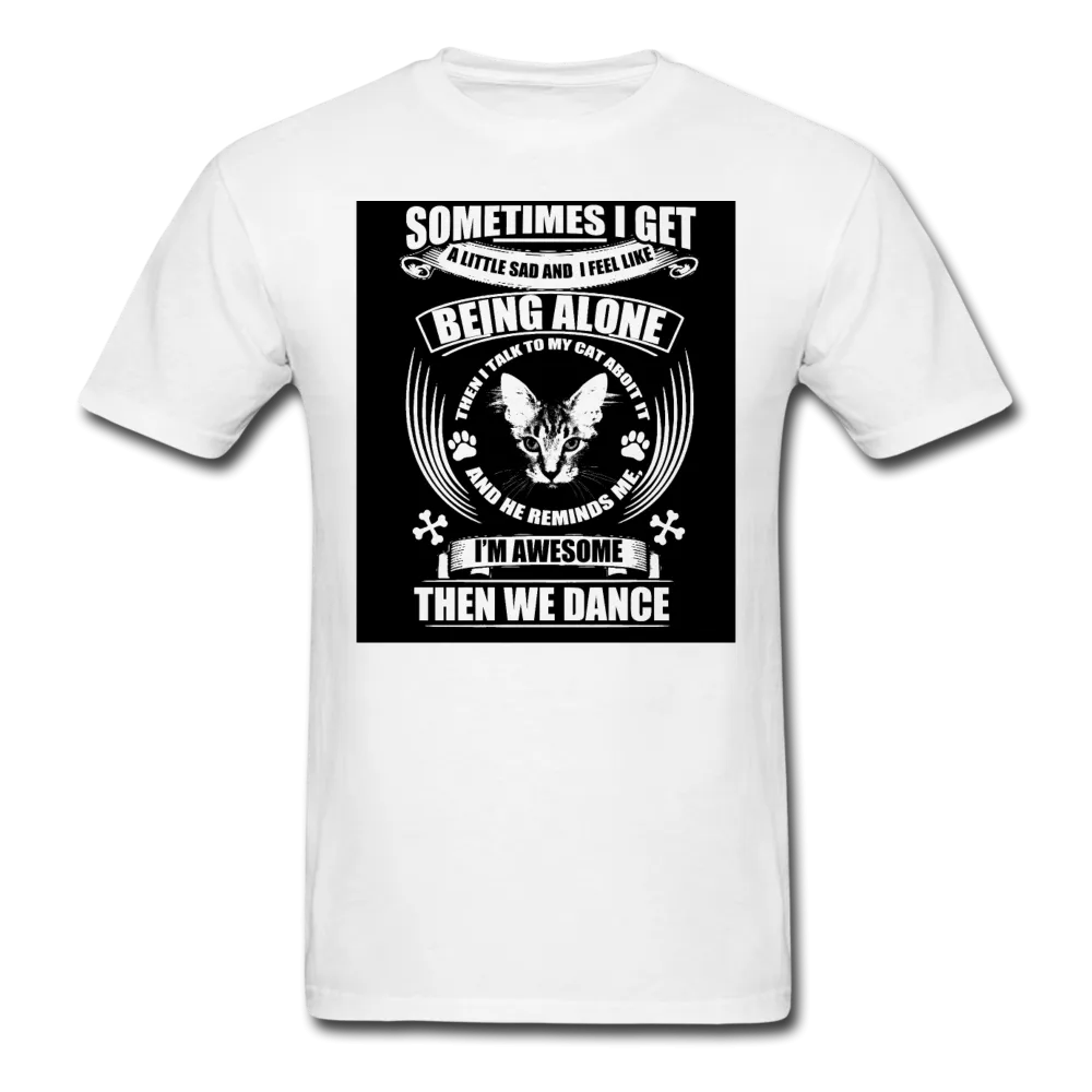I Talk To My Cat About It Men's T-Shirt