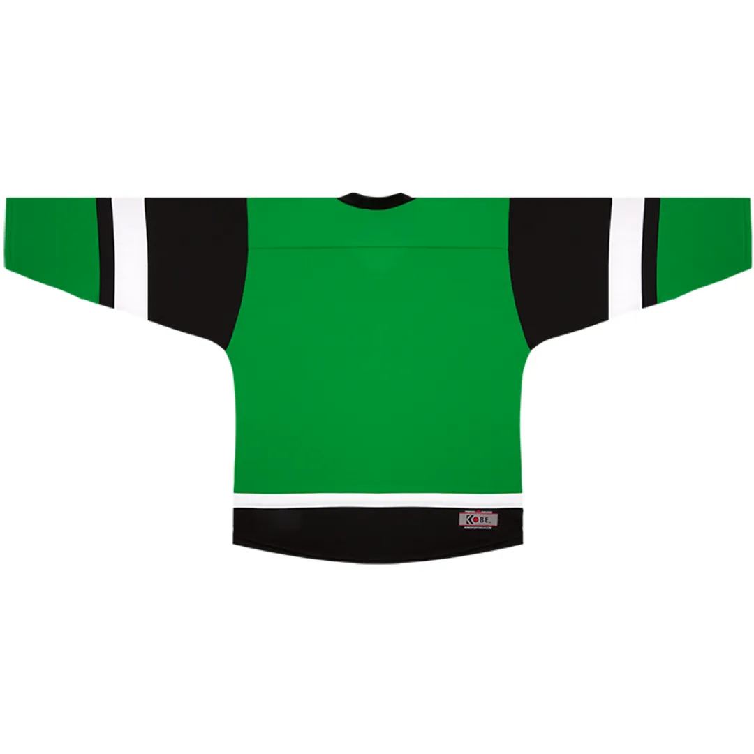 Kobe 5200 Kelly Green/Black/White Midweight League Hockey Jersey