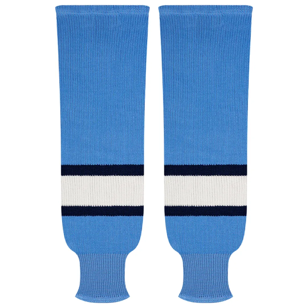 Kobe Sportswear 9852A Pittsburgh Penguins Vintage Away Pro Knit Ice Hockey Socks