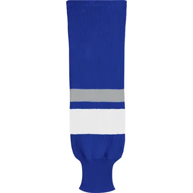 Kobe Sportswear X9800 Royal Blue/White/Grey X Series League Knit Ice Hockey Socks