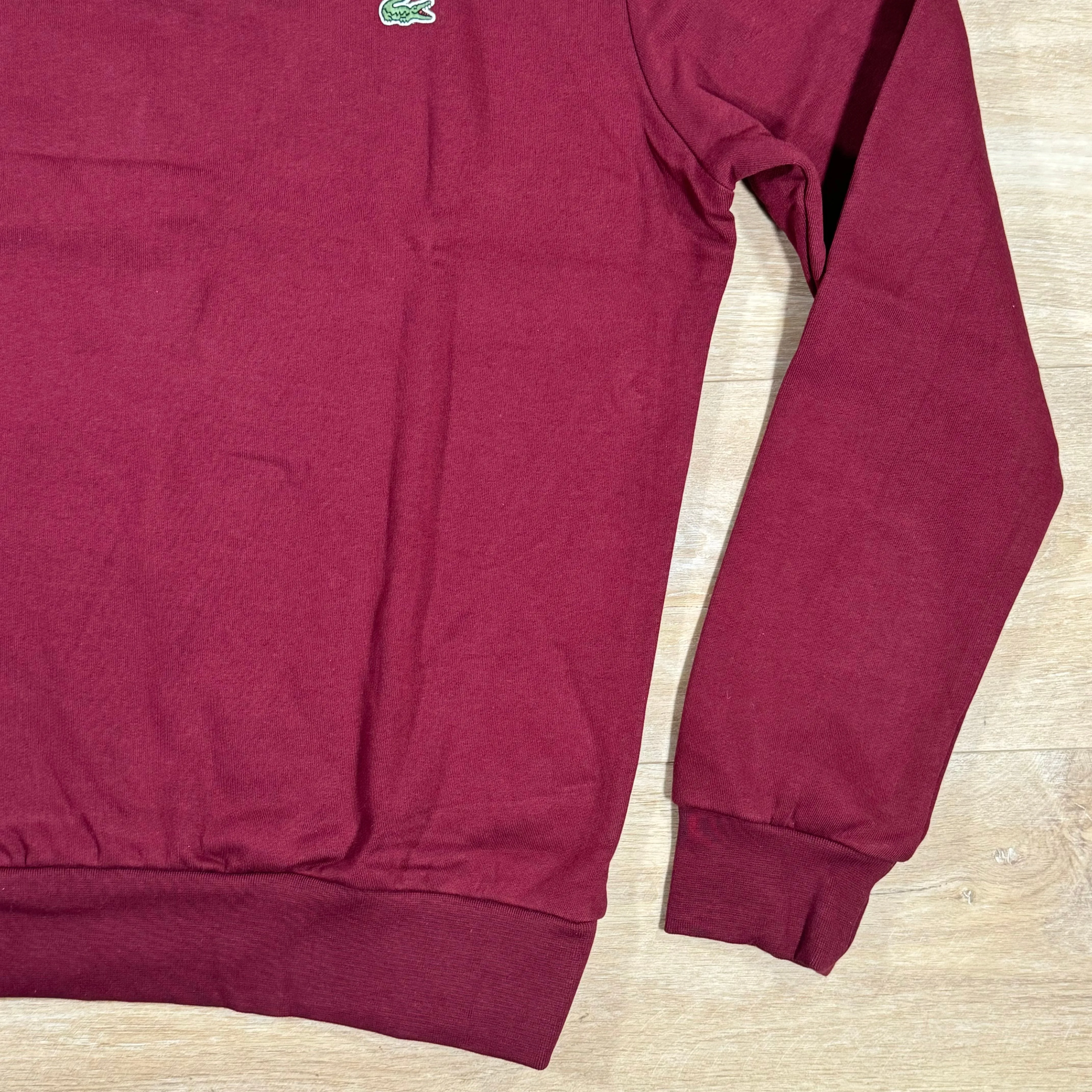 Lacoste Crewneck Sweatshirt in Bordeaux