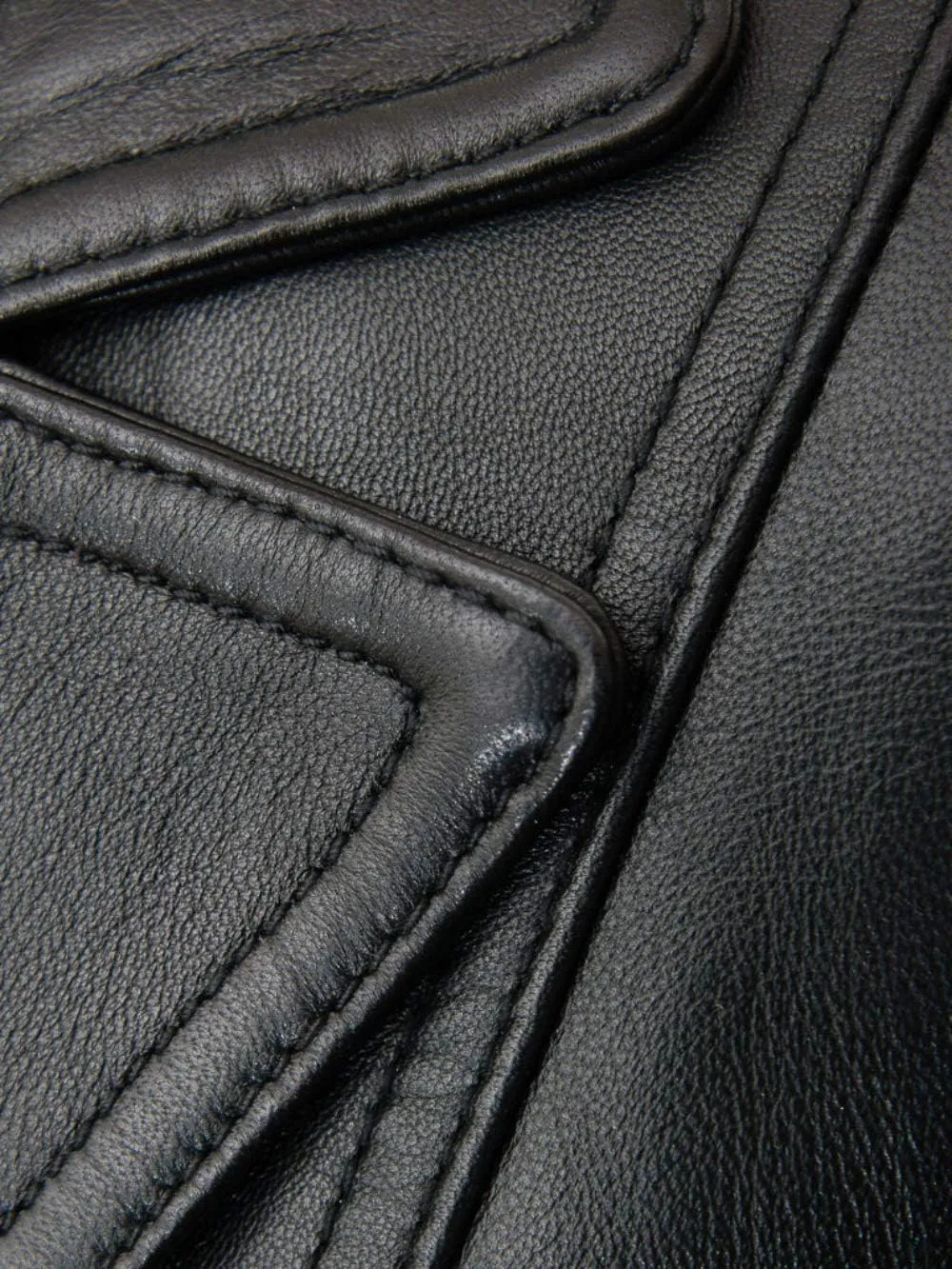 Lambskin Leather Blazer for Women Black Leather Blazer Jacket