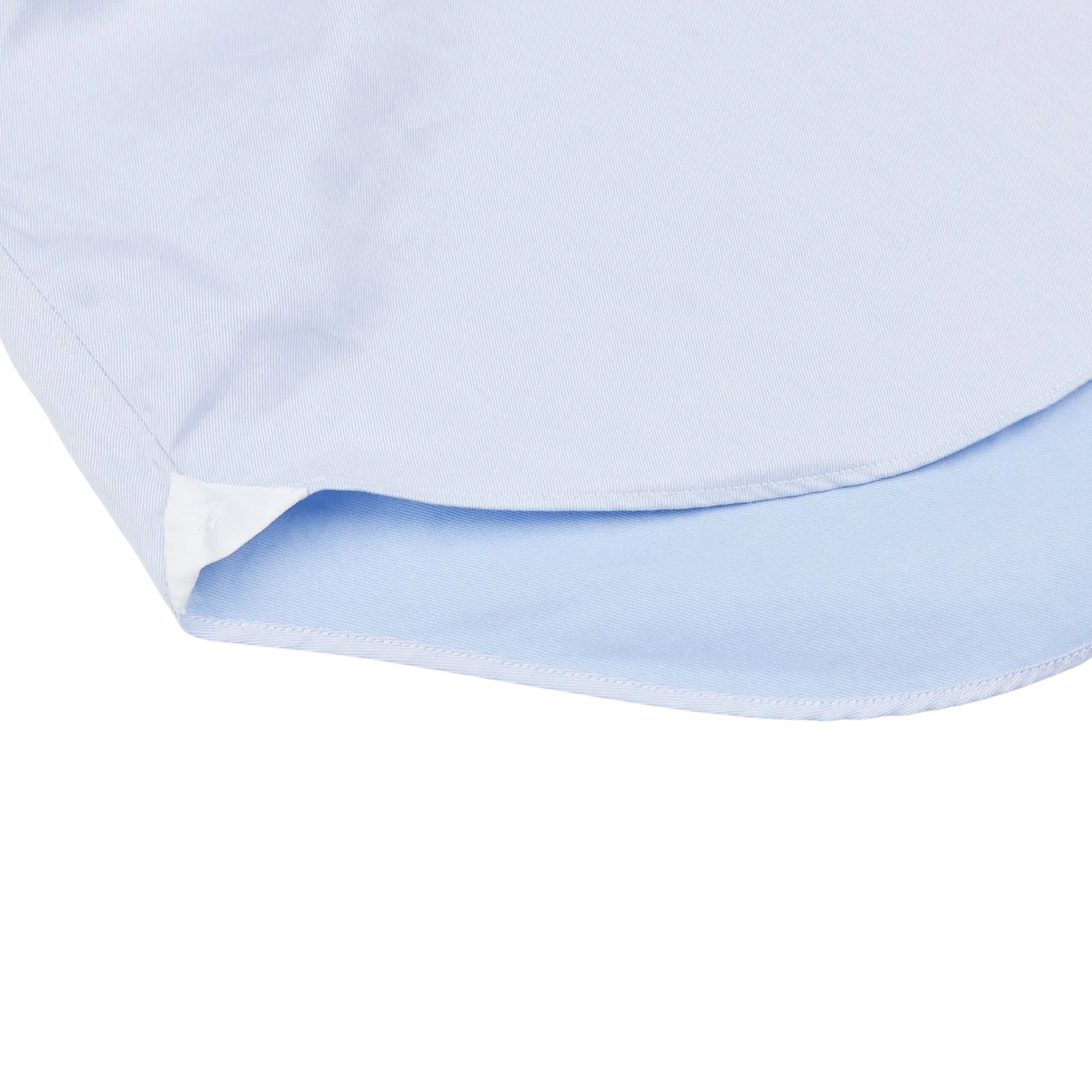Light Blue Fine Cotton Twill Cut-Away Shirt