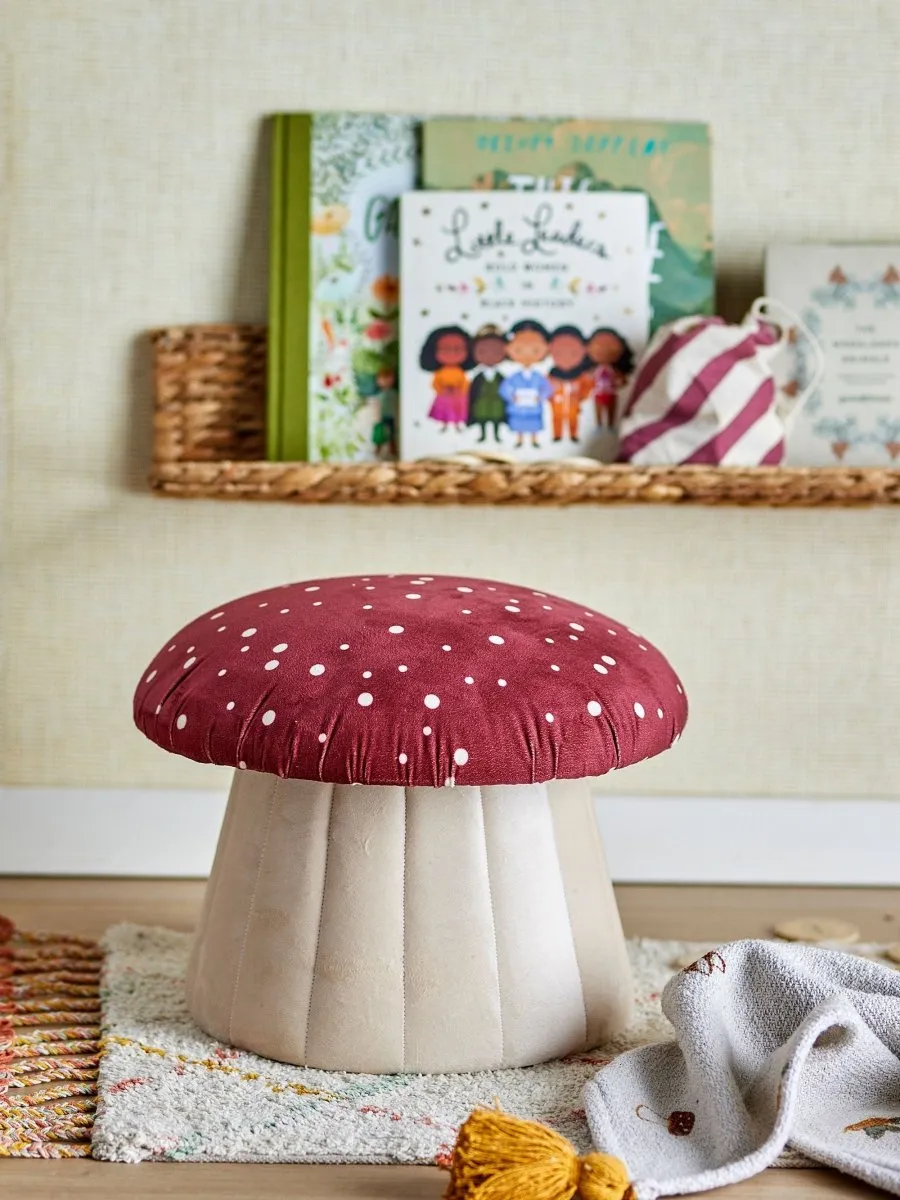 Lue Pouf, Rouge, Polyester