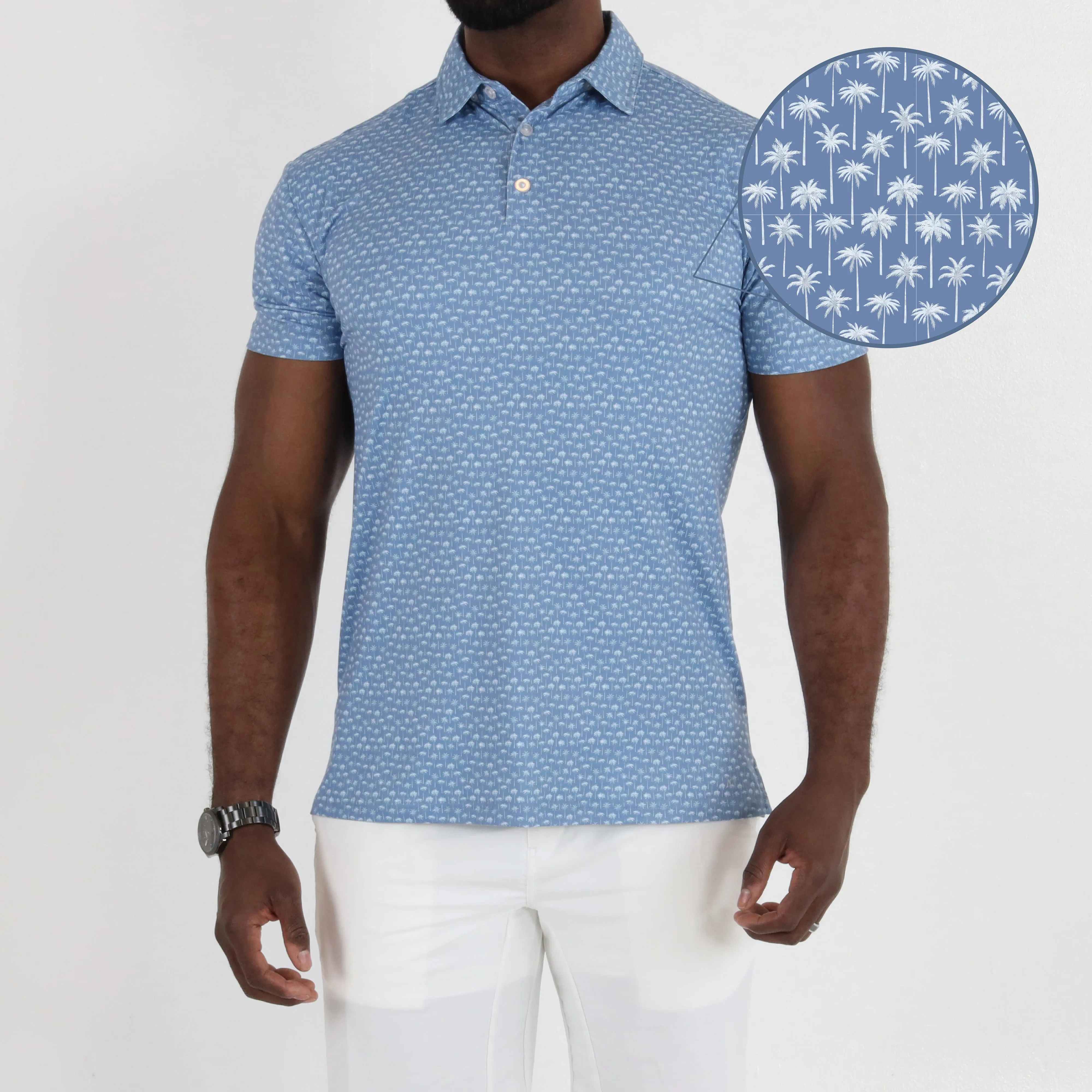 Malu Polo - Ashleigh Blue/Blue Mist