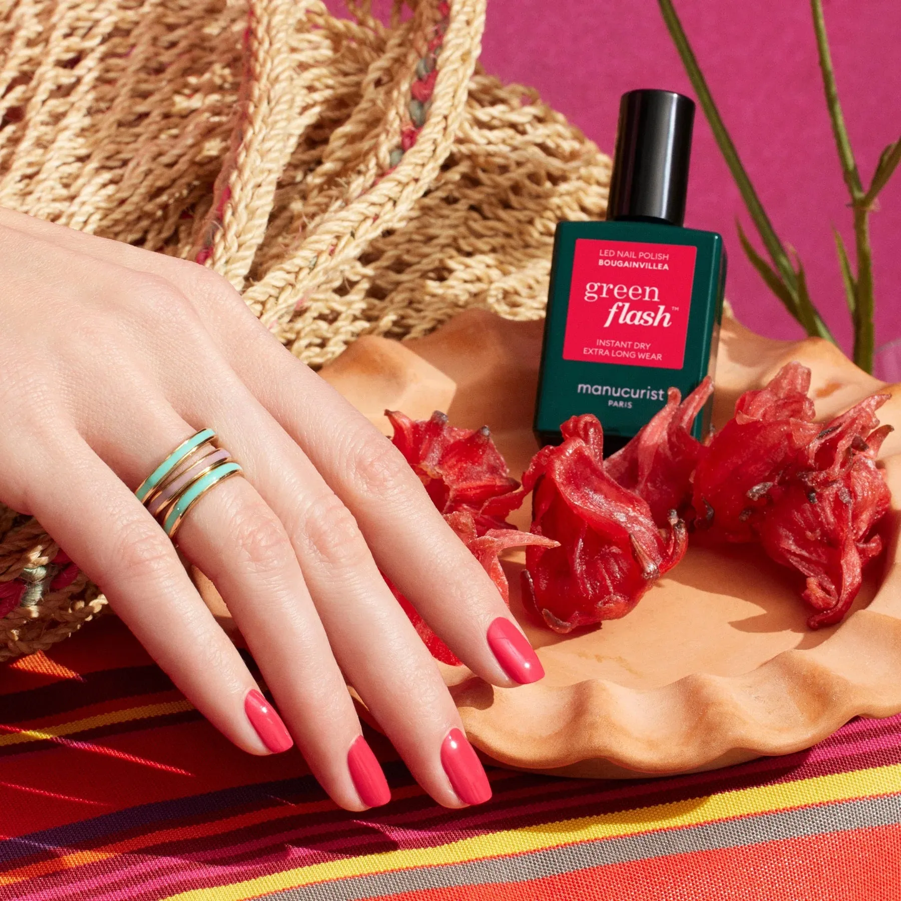 MANUCURIST - Green Flash™ LED Nail Polish - Bougainvillea