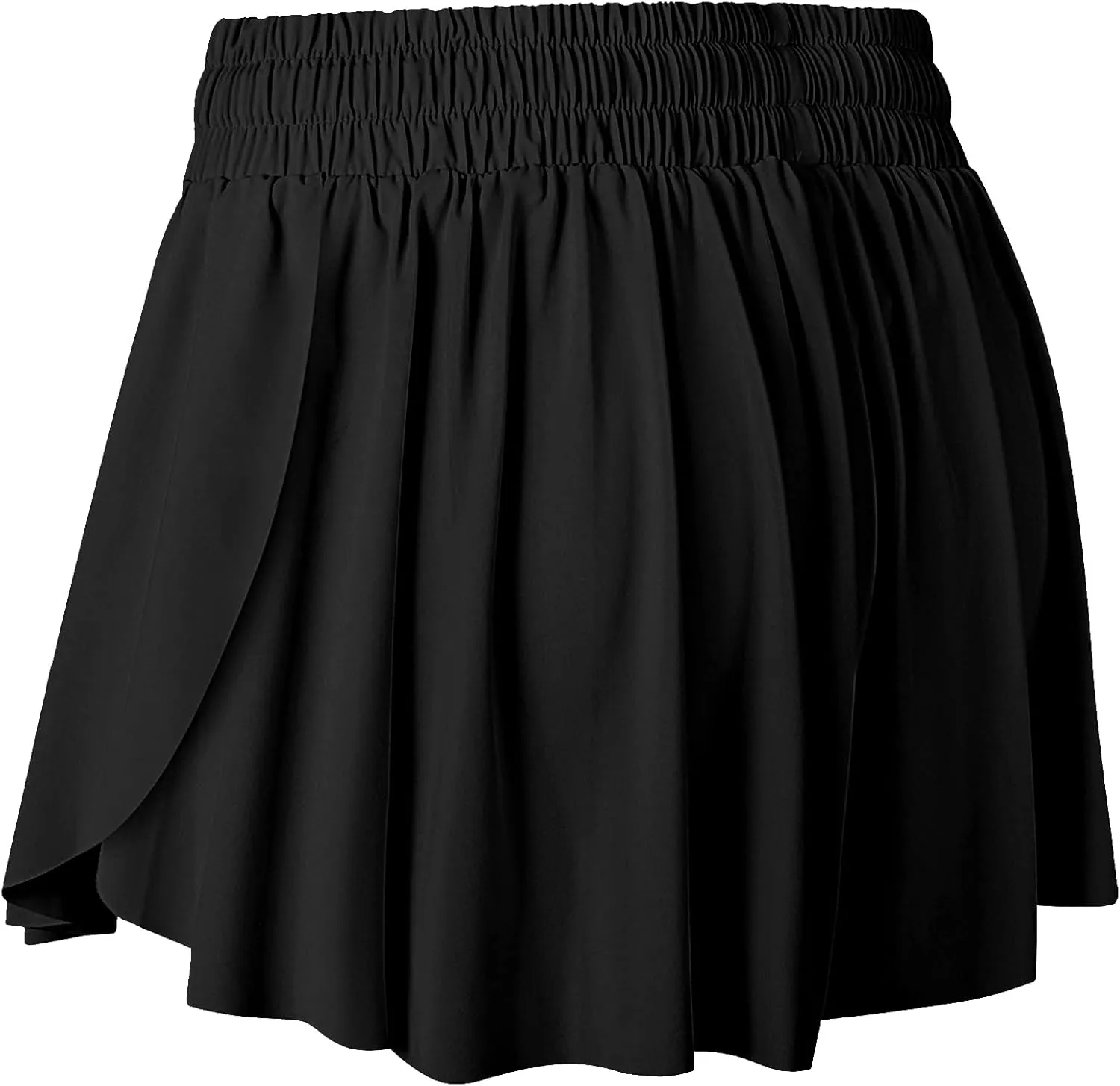 Memorose Flowy Running Shorts for Women Summer Causal Spandex Athletic Workout Shorts with Pockets