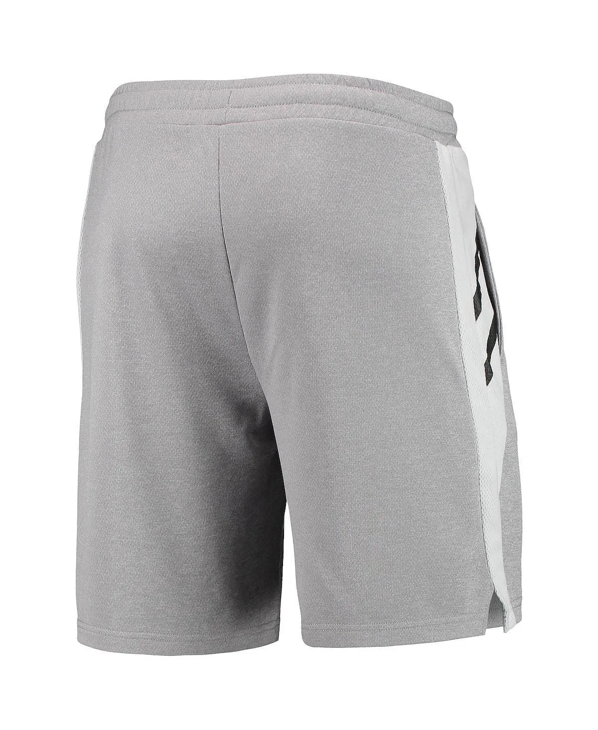 Men's gray brooklyn nets stature concept sport shorts, gray
