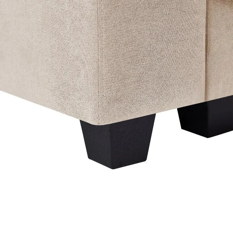Modern Large L-Shape Feather Filled Sectional