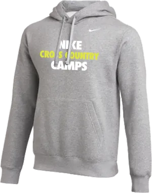 Nike Cross Country Camps Club Fleece Pullover Hoodie - Heather Grey