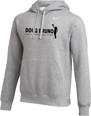Nike Doug Bruno Basketball Camps Club Fleece Pullover Hoodie - Heather Grey