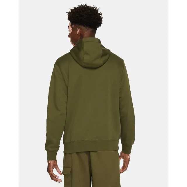 Nike Sportswear Club Fleece Men Lifestyle Hoody Rough Green/White