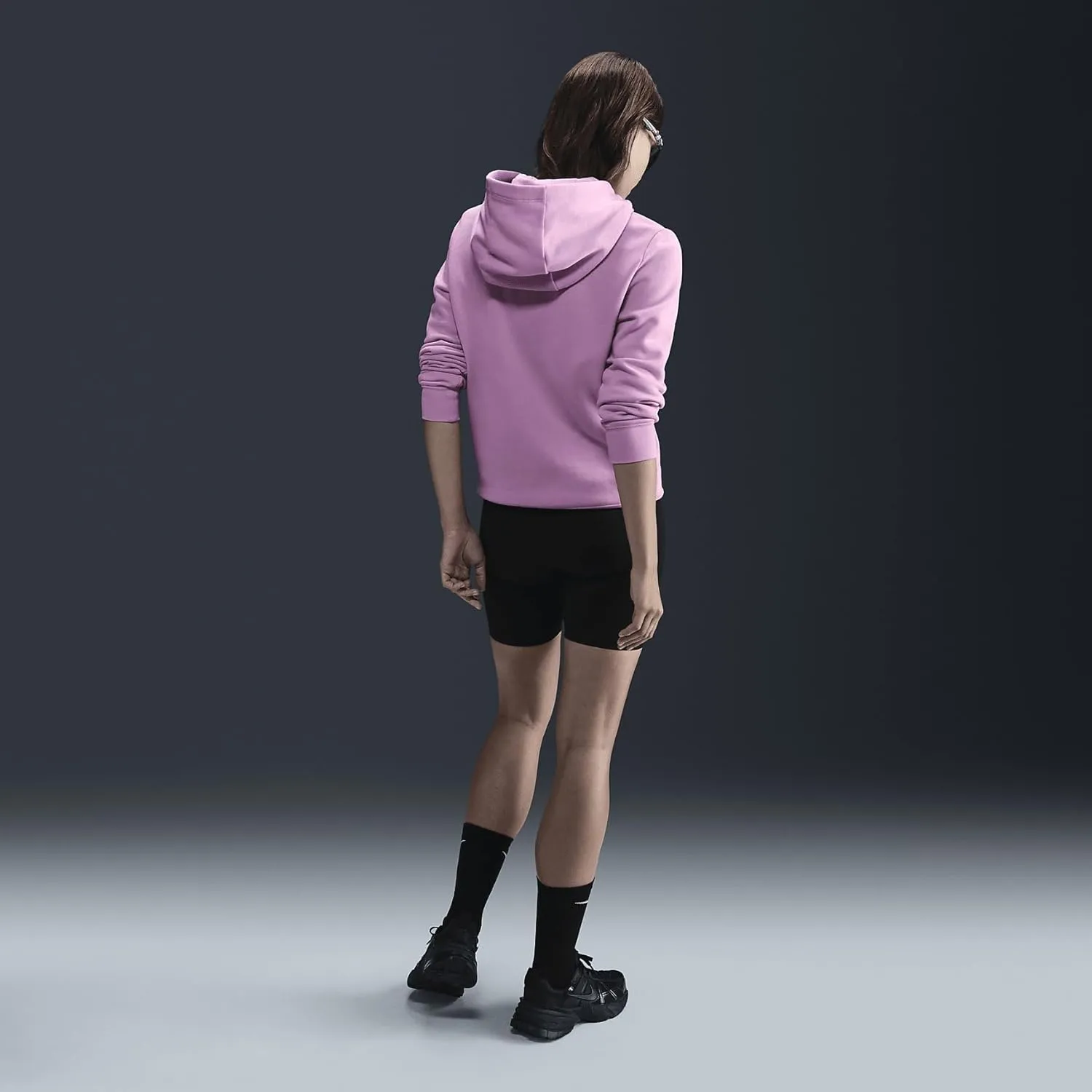 Nike Sportswear Club Fleece Women's Pullover Hoodie (DQ5793-632, Beyond Pink/White)