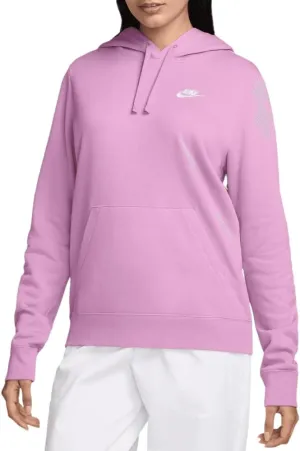 Nike Sportswear Club Fleece Women's Pullover Hoodie (DQ5793-632, Beyond Pink/White)