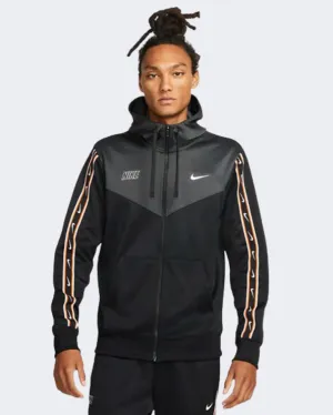 Nike Sportswear Repeat Men Lifestyle Hoody Black/Grey Dx2025-010