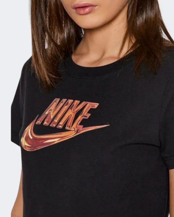 Nike Sportswear Women Lifestyle T-Shirt Black Dm2802-010