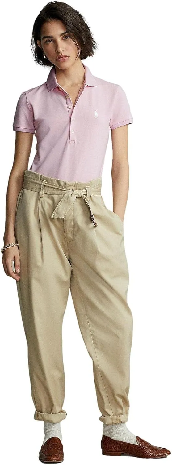 POLO RALPH LAUREN Women's Slim Fit Mesh Polo Shirt