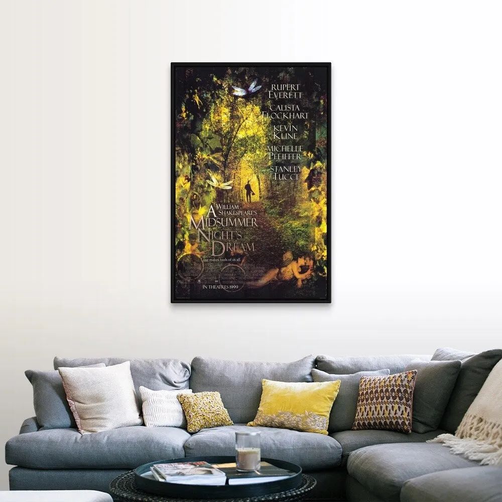 "A Midsummer Nights Dream (1999)" Black Float Frame Canvas Art