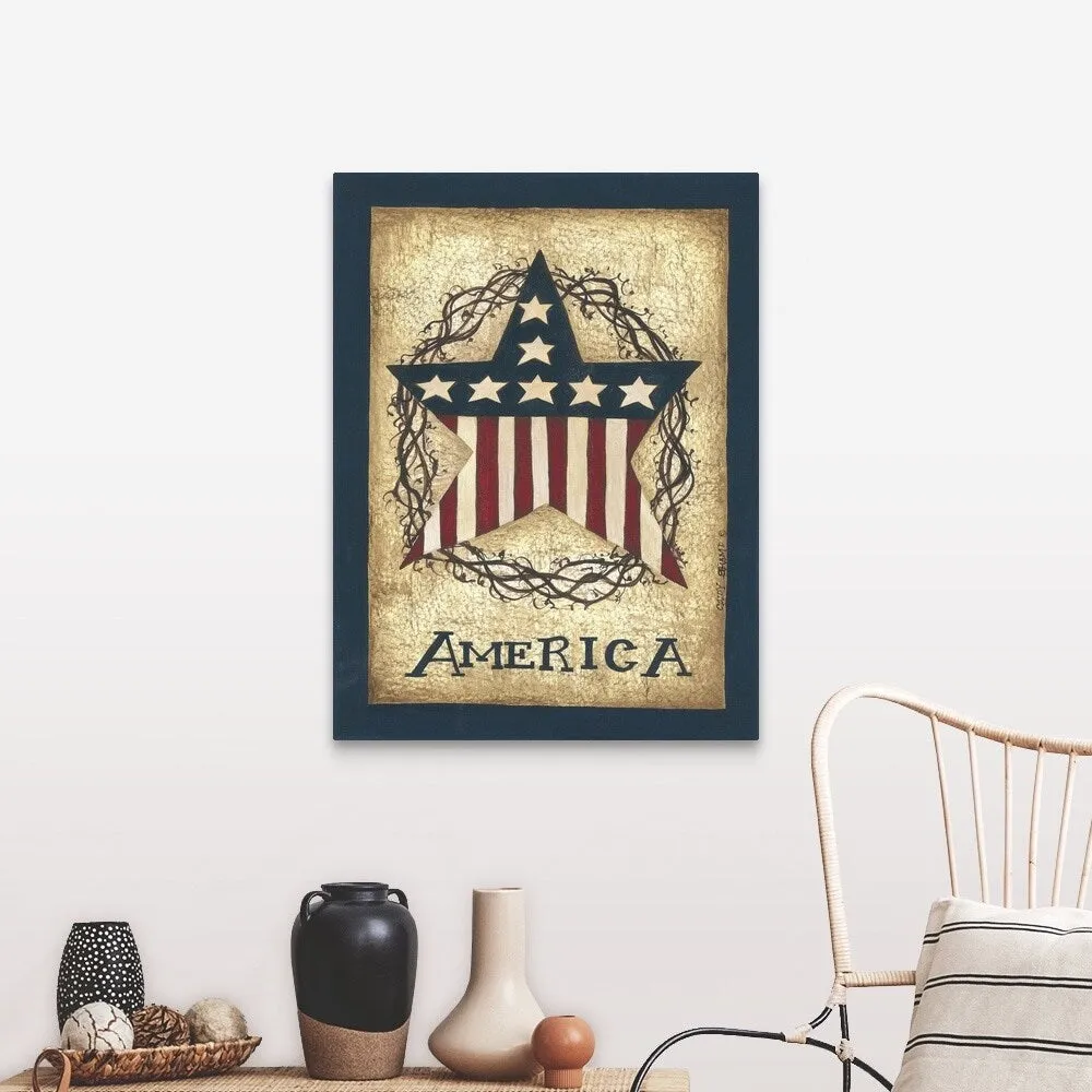 "America" Canvas Wall Art