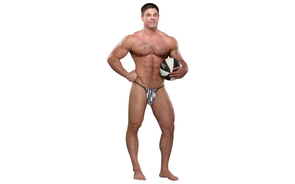 Referee Novelty G-String Black