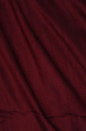 Rosewood Red Dupioni Silk Fabric