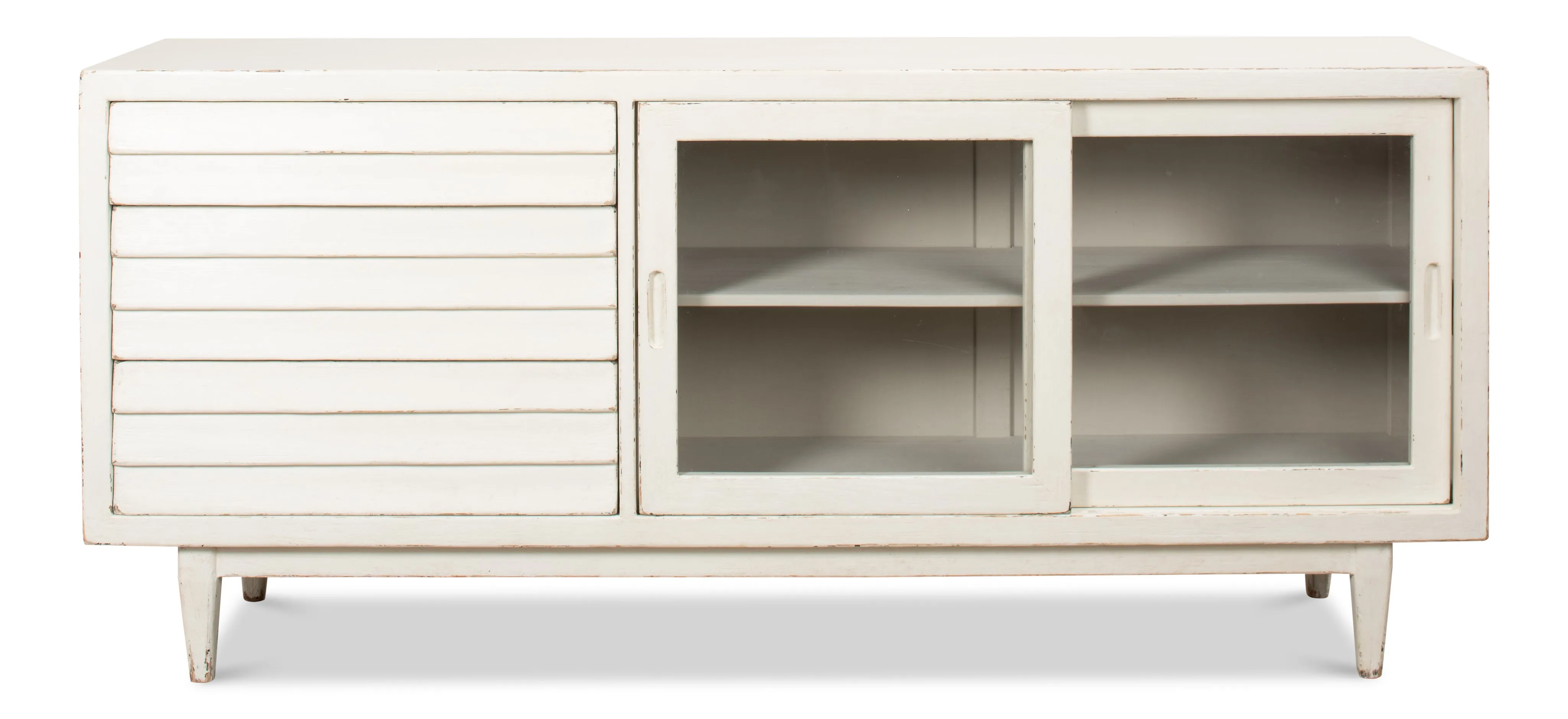 Sarreid - Reese Sideboard  Antique White - White - Transitional